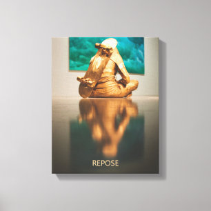 Toile REPOSE Girl with Skateboard Canvas Art