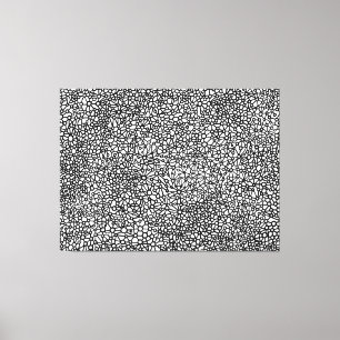 Toile Réseau complexe - Noir et Blanc