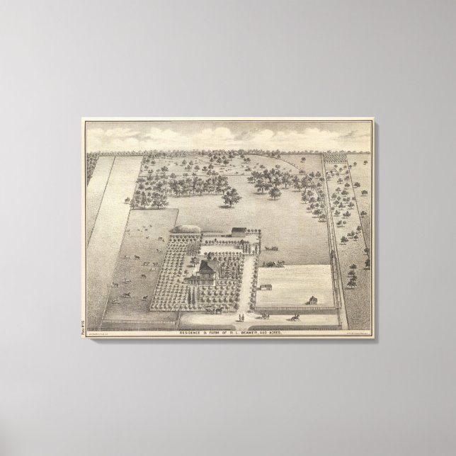 Toile Résidence Beamer (Recto)