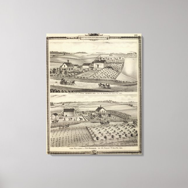 Toile Résidence de C Seiberling (Recto)