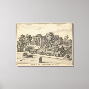 Toile Résidence de Stephens, région boisée