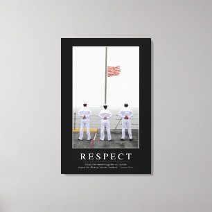 Toile Respect : Citation Inspirationnelle 1