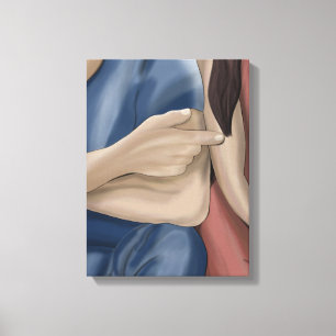 Toile Respiration Avant le Toucher – Une Pause dans le T