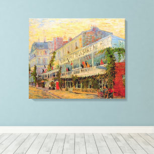 Toile Restaurant Sirene, Asnières par Vincent van Gogh