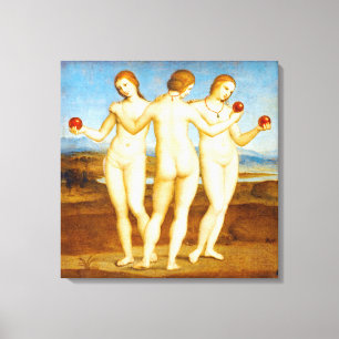 Toile Restauration Raphael Classic Les Trois Graces Pein
