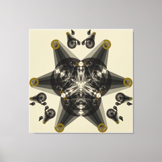 Toile Résumé géométrique (Recto)