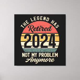 Toile Retraité 2024 Pas mon problème plus