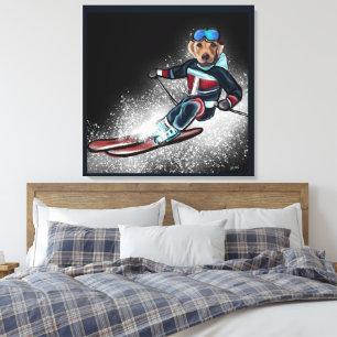 TOILE RÉTRIEVER DU LABRADOR 