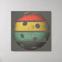 Rétro style Distressed Pickleball