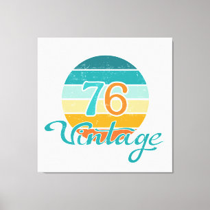 Toile Retro Sunset 76 Vintage
