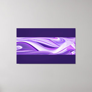 Toile Rêves de neige violette, Imaginaire Abstrait Arc-e
