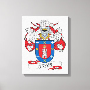 Toile Reyes Family Crest