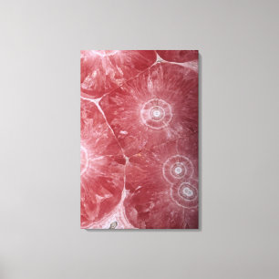 Toile Rhodochrosite (MnCO3), un minerai de manganèse,