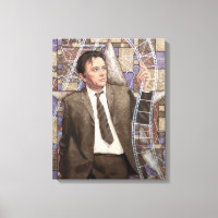 Richard Burton Peinture Portrait Vieux Hollywood