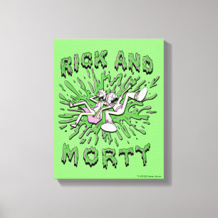 Toile RICK ET MORTY™ Falling Into Acid