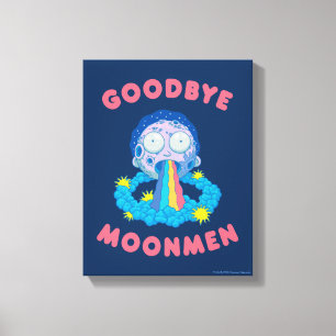 Toile RICK ET MORTY™   Goodbye Moonmen