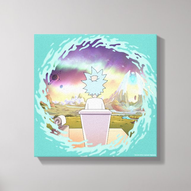 Toile RICK ET MORTY™ | Rick's Private Place (Recto)