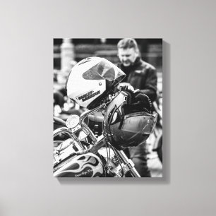 Toile Ride Motorbike Motorcycle Biker Détails sur le cyc