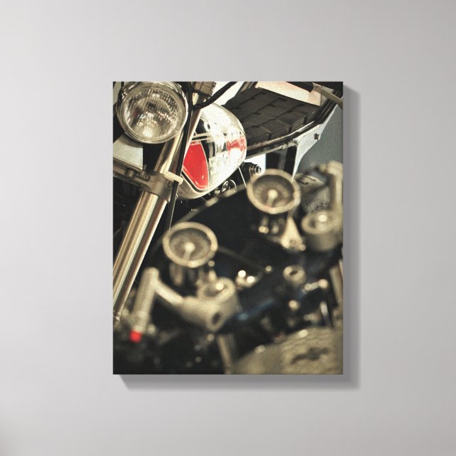 Toile Ride Motorbike Motorcycle Biker Riker (Recto)