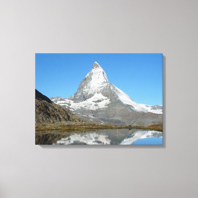 Toile Riffelsee et Matterhorn (Recto)