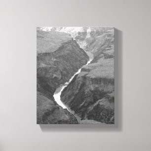 Toile Rivière Colorado Noir & Blanc Courant 8x10