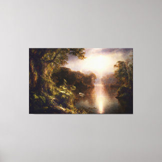 Toile Rivière de la Lumière par l'église Frederic Edwin