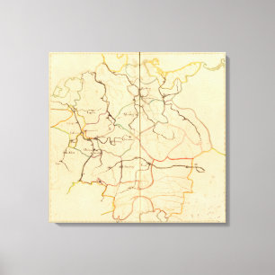 Toile Rivières et Vallées d'Allemagne
