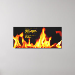 Toile Robert Frost Fire and Ice Wrapper Canvas Imprimer