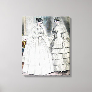 Toile Robes de mariée blanc antique