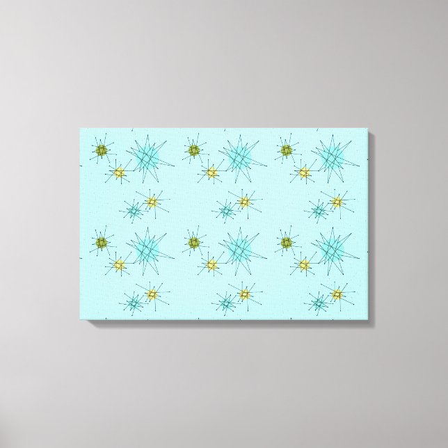 Toile Robin's Oeuf Blue Starbursts Canvas Imprimer (Recto)