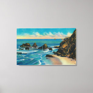 Toile Roche de voûte de point de Maxwell, OceansideCoas