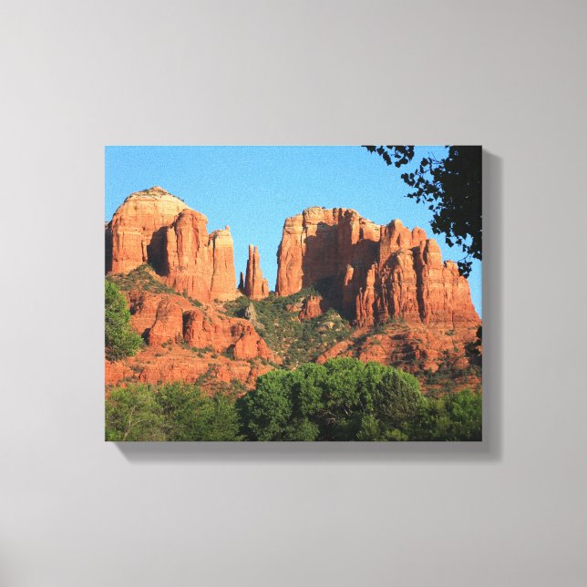 Toile Rocher de la Cathédrale à Sedona Arizona (Recto)