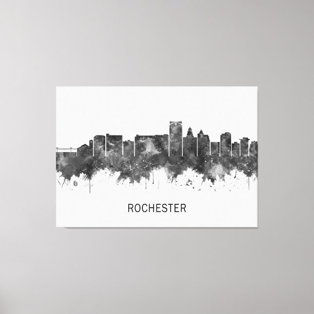 Toile Rochester Minnesota Skyline (Recto)