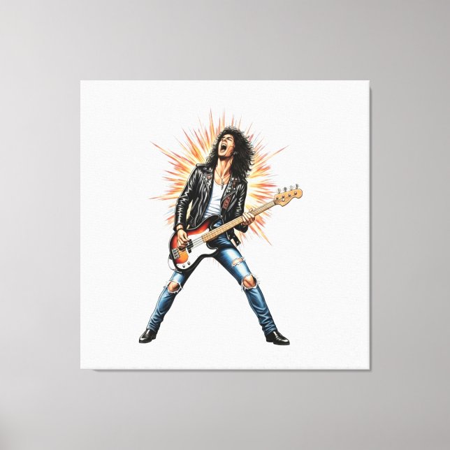 Toile Rock star canvas (Recto)