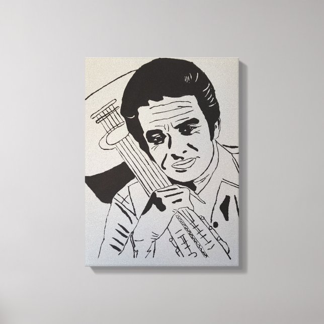 Toile Rock Star Hand Painted by Mark ELsen (Recto)