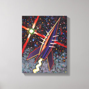Toile Rocket Guide Star