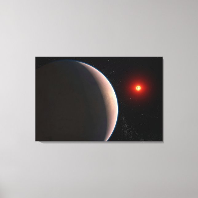 Toile Rocky Exoplanet Gj 486 B Orbitant Une Étoile Naine (Recto)