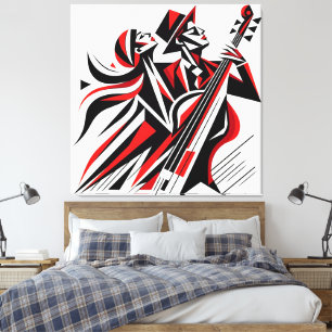 Toile Romance de Jazz coloré