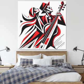 Toile Romance de Jazz coloré