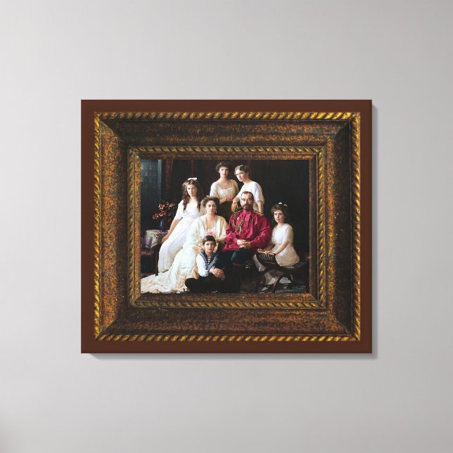 Toile Romanov des martyrs royaux russes Imprimer (Recto)