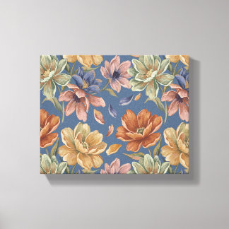 Toile Romantic Cottage Flowers