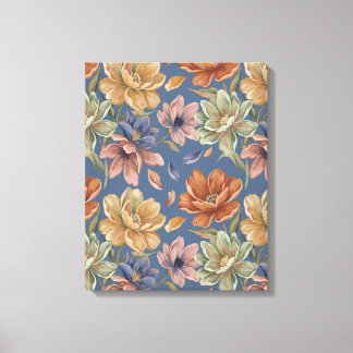 Toile Romantic Cottage Flowers