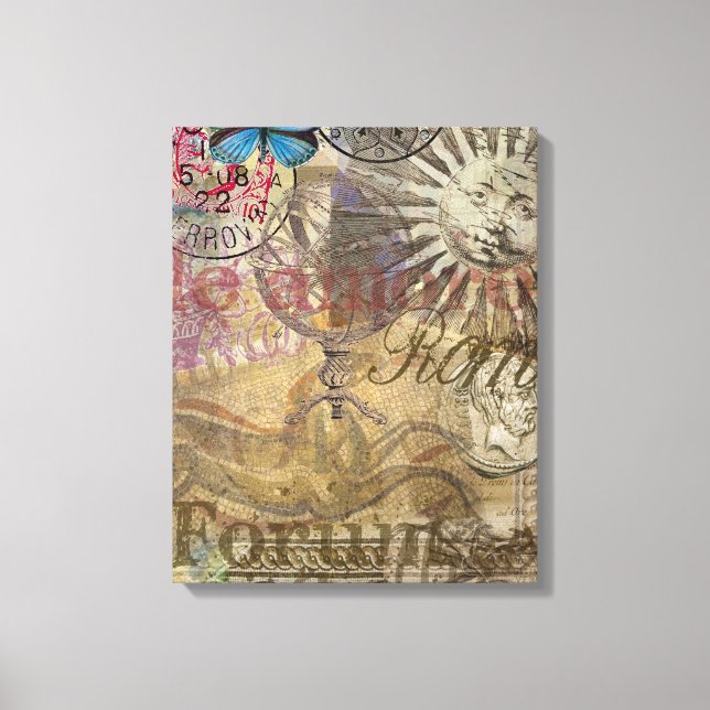 Toile Rome Italy Travel Vacation (Recto)