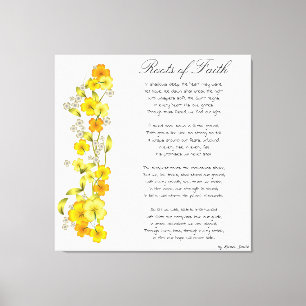 Toile Roots of Faith Imprimer