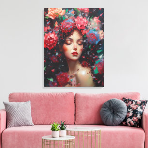 Toile Rose Baccara