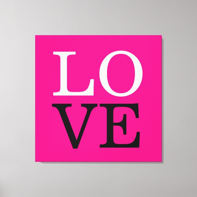 Toile Rose Contexte Amour Mariage (Recto)