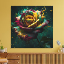 Rose Enigmatic Yellow Green Baccara