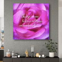 Rose Rose Photo Croire En Citation Magique Script 
