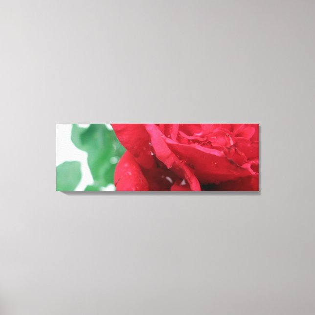 Toile rose rouge (Recto)