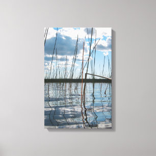 Toile Roseaux sur le lac Rice – Péninsule supérieure